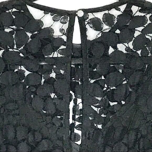 Plenty Frock by Tracy Reese Size 4 Black Lace Sleeveless Party Dress - Picture 5 of 9